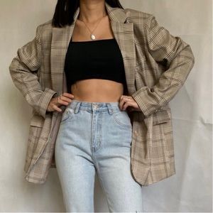 Ribbed bra top in black / like new